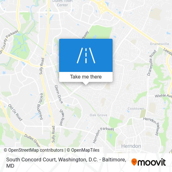 South Concord Court map