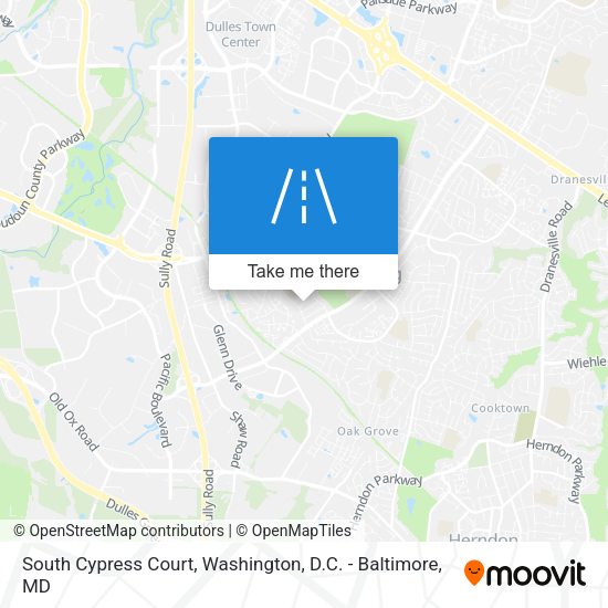 Mapa de South Cypress Court
