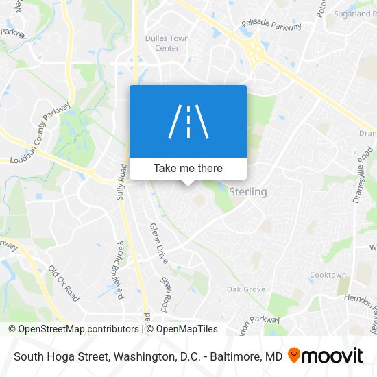 South Hoga Street map