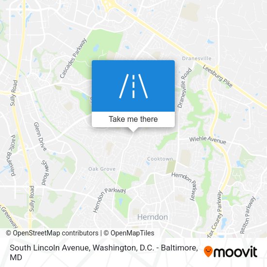 South Lincoln Avenue map