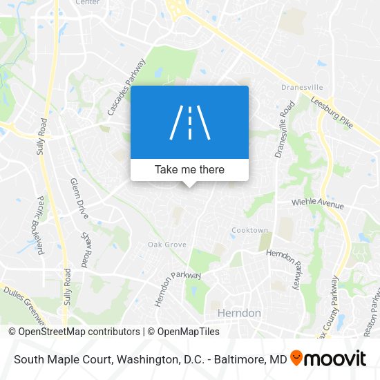 South Maple Court map