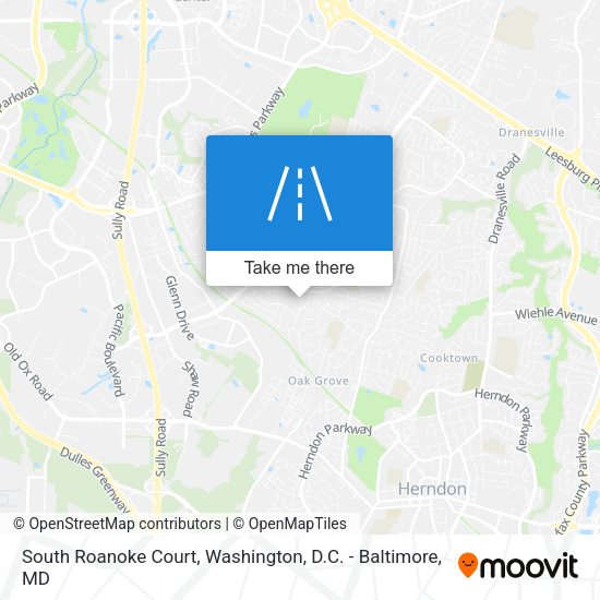 South Roanoke Court map