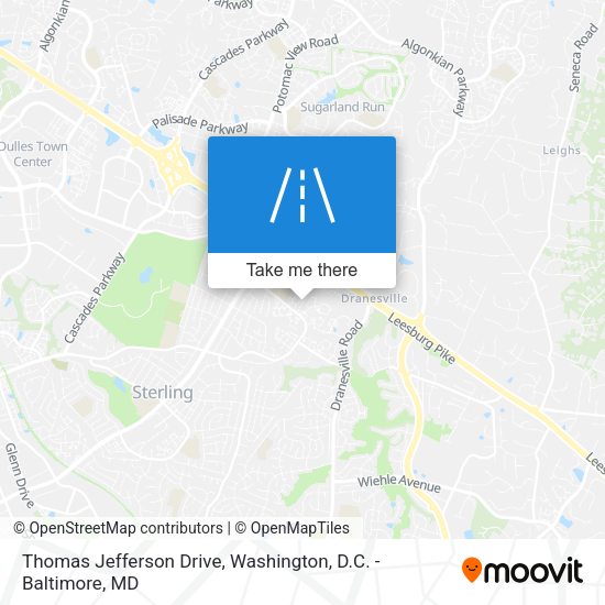 Mapa de Thomas Jefferson Drive