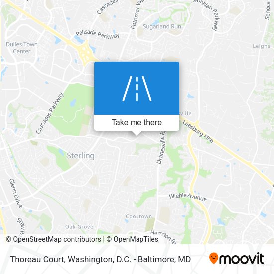 Thoreau Court map