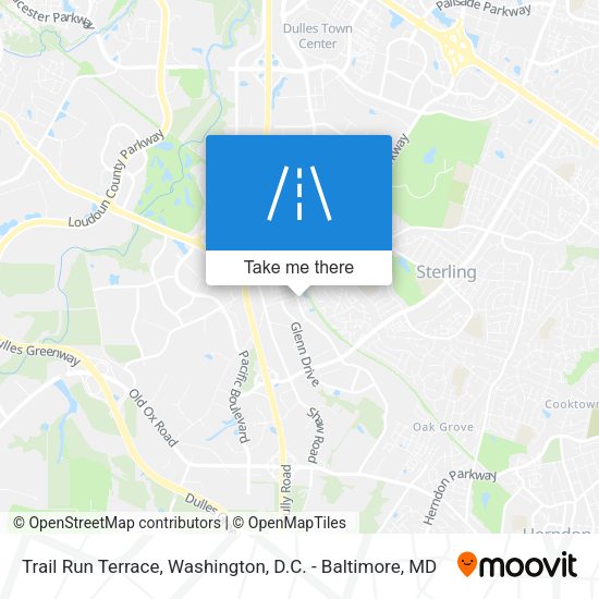 Trail Run Terrace map