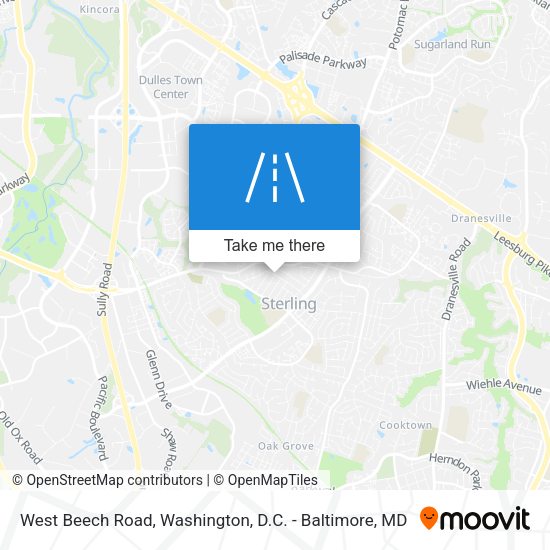 West Beech Road map