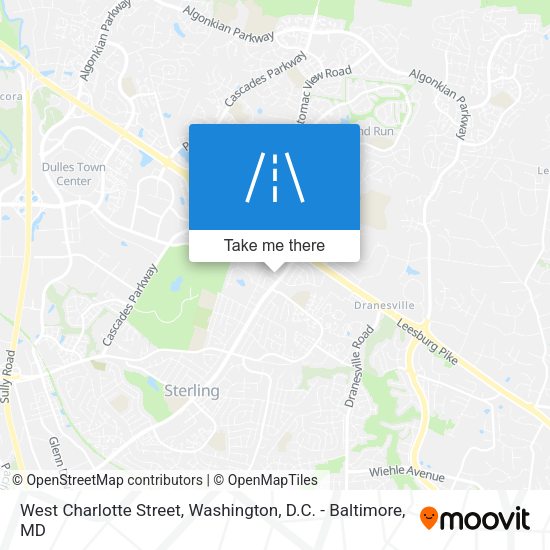 West Charlotte Street map