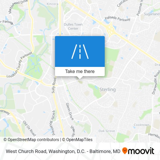 West Church Road map