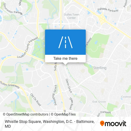 Whistle Stop Square map