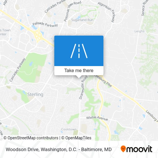 Woodson Drive map