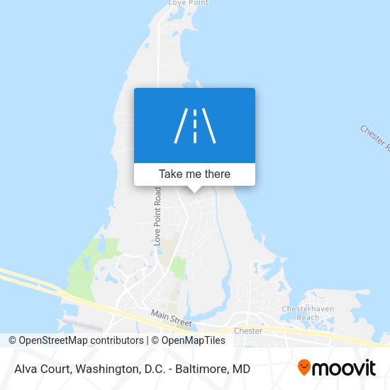 Alva Court map