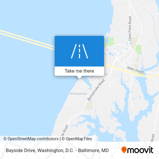 Bayside Drive map