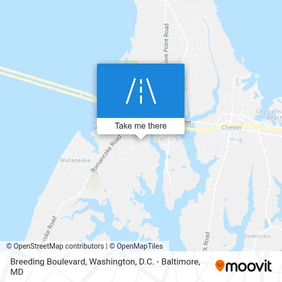 Breeding Boulevard map