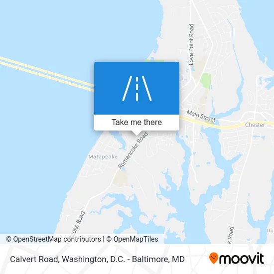Calvert Road map