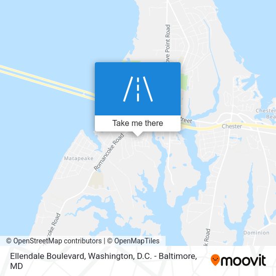 Ellendale Boulevard map