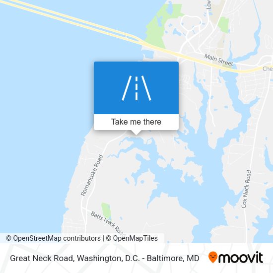 Great Neck Road map