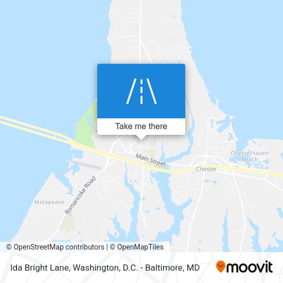 Ida Bright Lane map