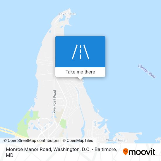 Monroe Manor Road map