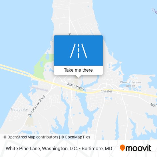 White Pine Lane map