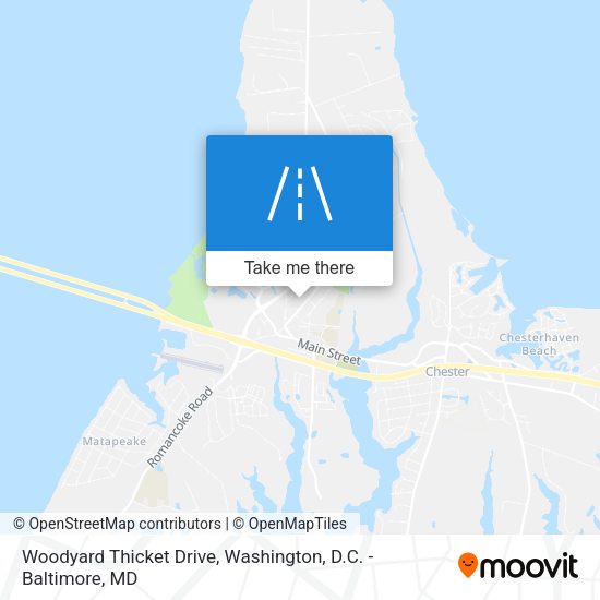 Woodyard Thicket Drive map