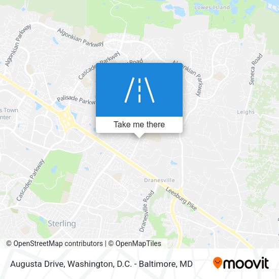 Augusta Drive map