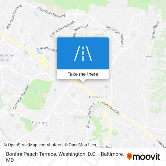 Bonfire Peach Terrace map