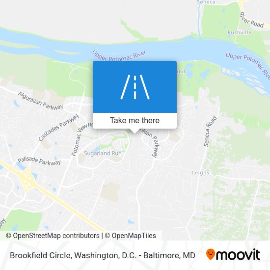 Mapa de Brookfield Circle