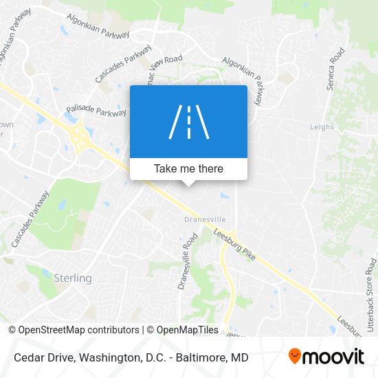 Mapa de Cedar Drive