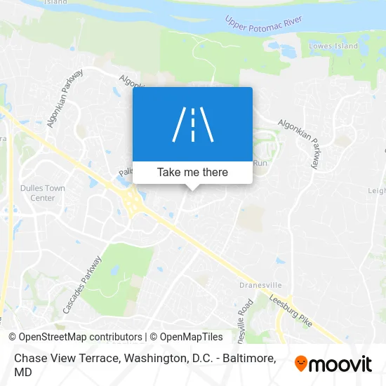 Chase View Terrace map