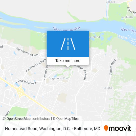 Homestead Road map