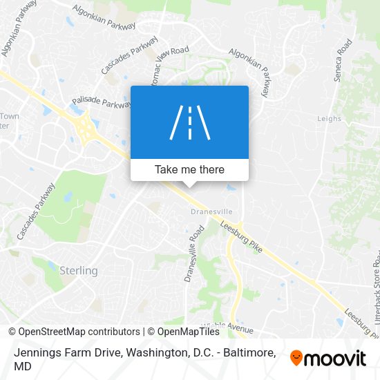 Jennings Farm Drive map