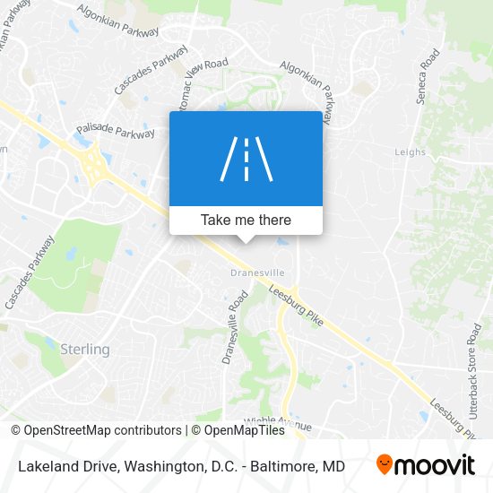 Lakeland Drive map