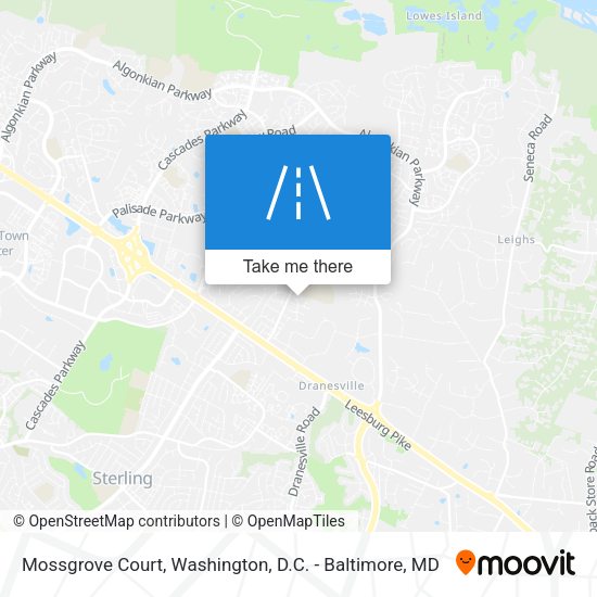 Mapa de Mossgrove Court