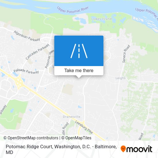 Potomac Ridge Court map