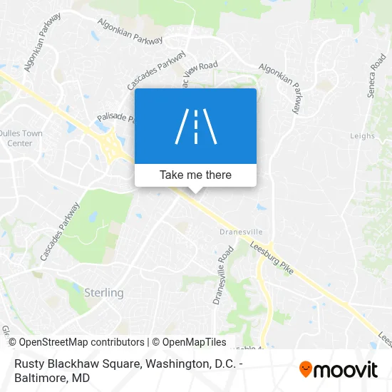 Rusty Blackhaw Square map