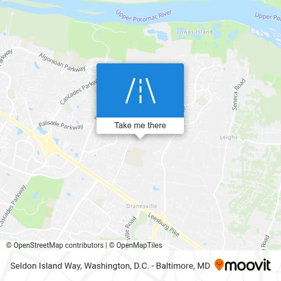 Seldon Island Way map