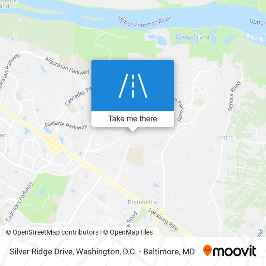 Silver Ridge Drive map