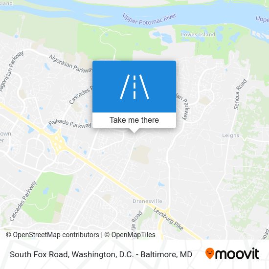 South Fox Road map