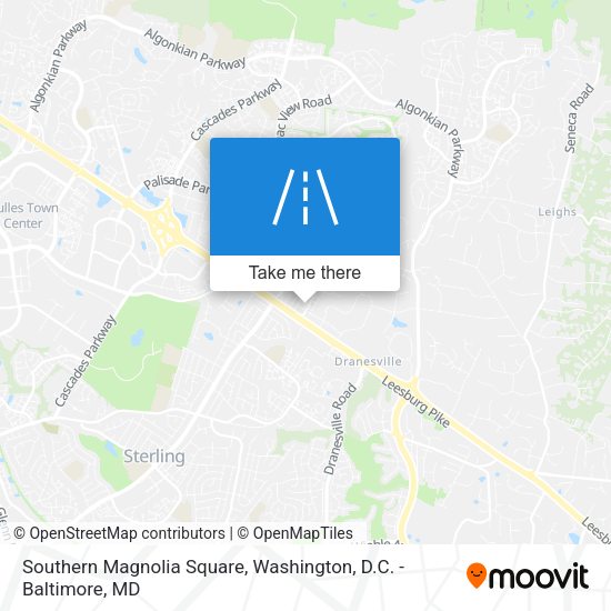 Southern Magnolia Square map