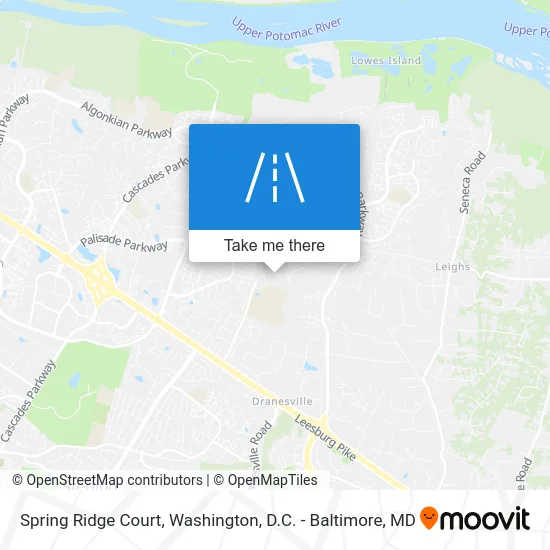 Spring Ridge Court map