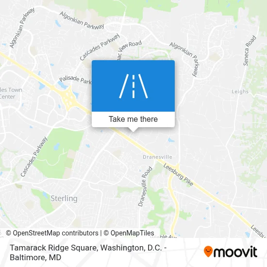 Tamarack Ridge Square map