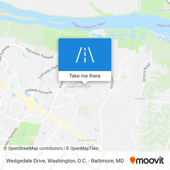 Wedgedale Drive map