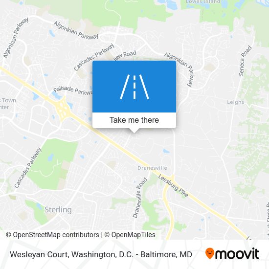 Wesleyan Court map