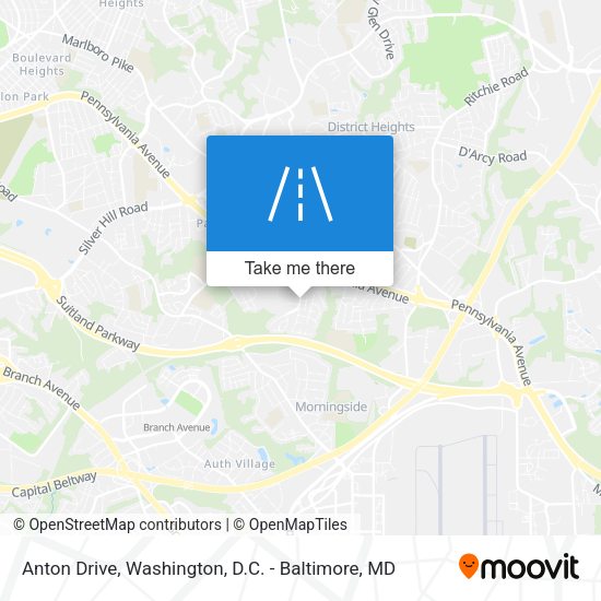 Mapa de Anton Drive