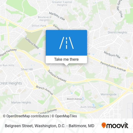 Mapa de Belgreen Street