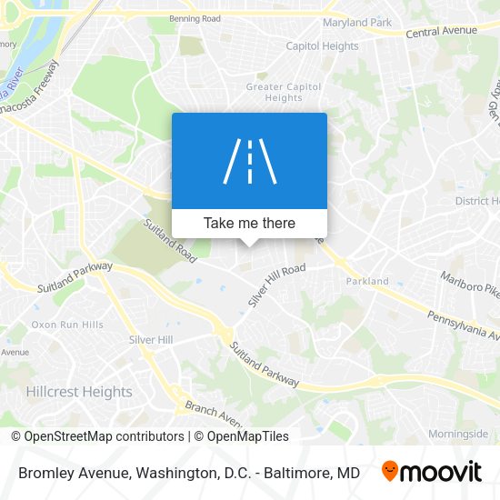 Bromley Avenue map