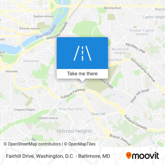 Fairhill Drive map