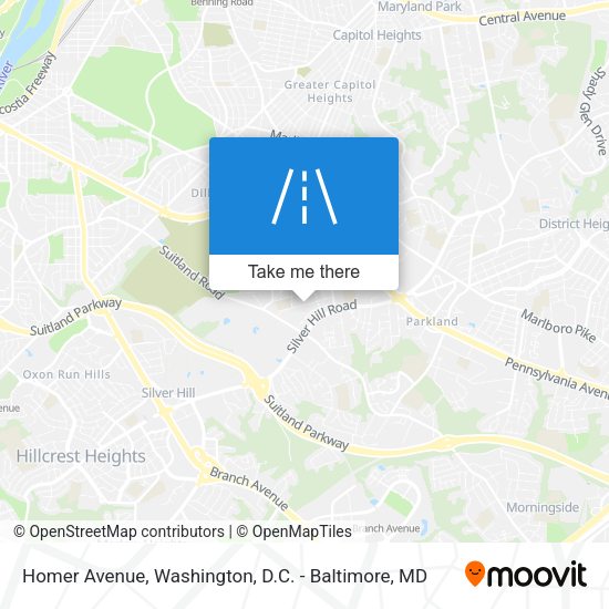 Homer Avenue map