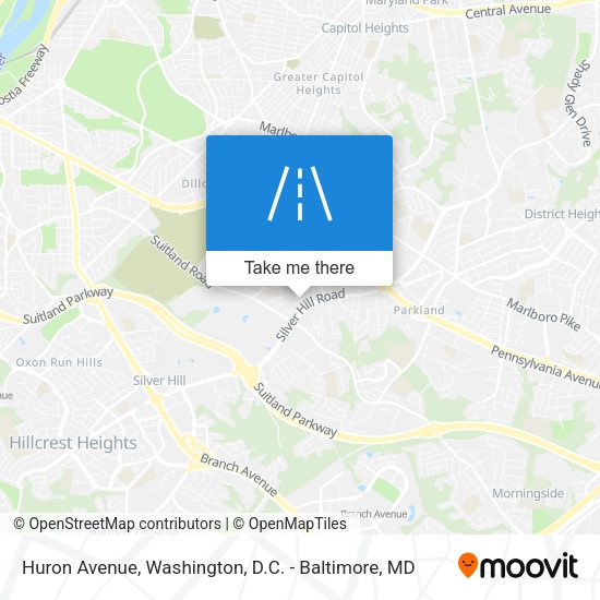 Mapa de Huron Avenue