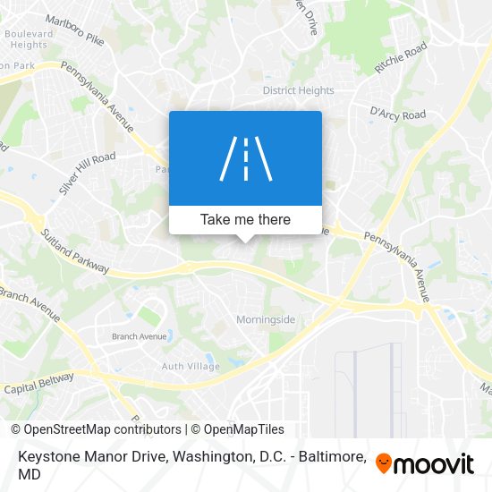 Keystone Manor Drive map